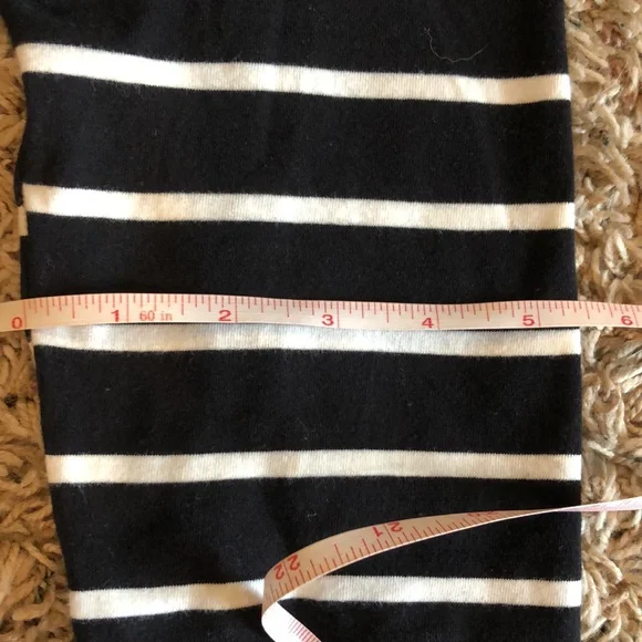 Black with white stripes long sleeve t-shirt from Inherit Co. by Zenana - Picture 6 of 7